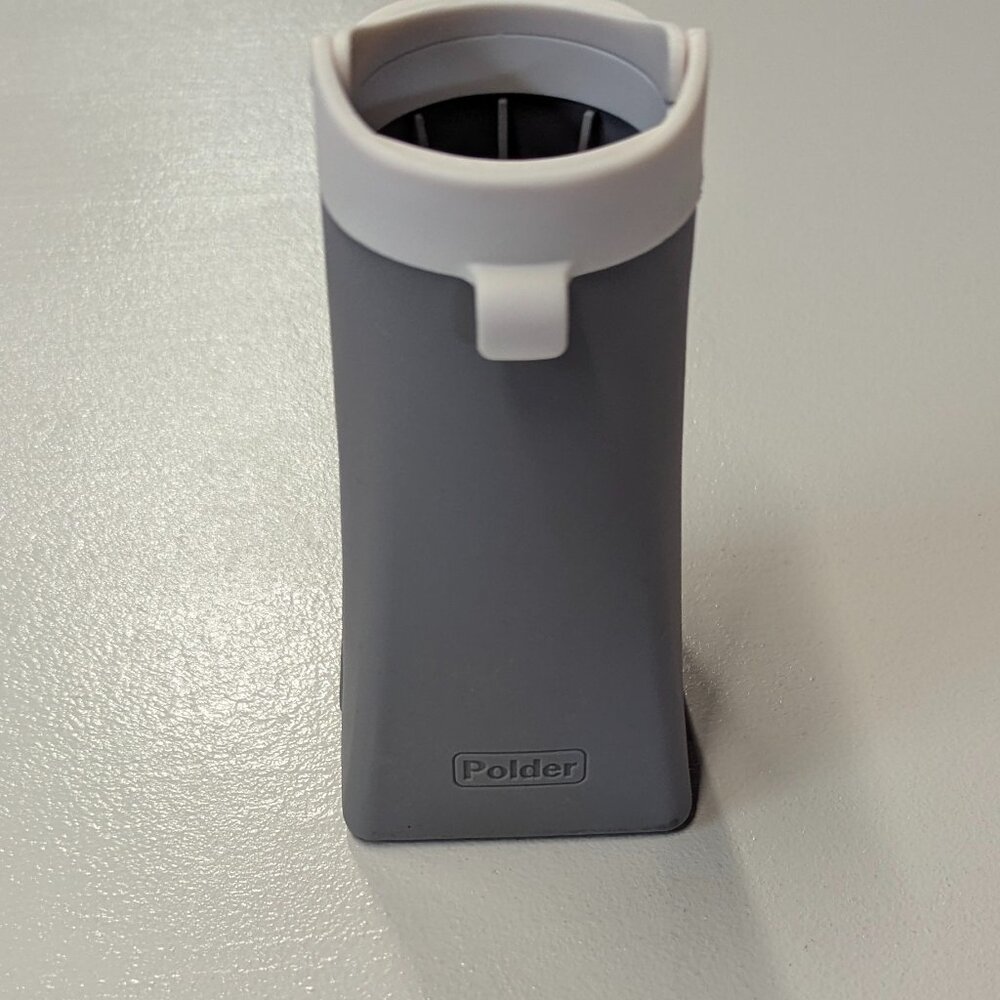 Polder Gray 2-in-1 Hot Sleeve For Curling Iron, Straightener, Wand, Etc.